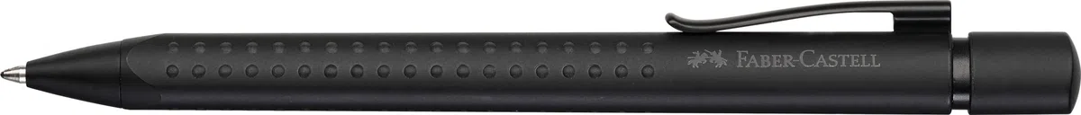 FABER-CASTELL 201626 - Set de regalo Grip Edition, All Black, con pluma estilográfica M y bolígrafo XB en estuche metálico
