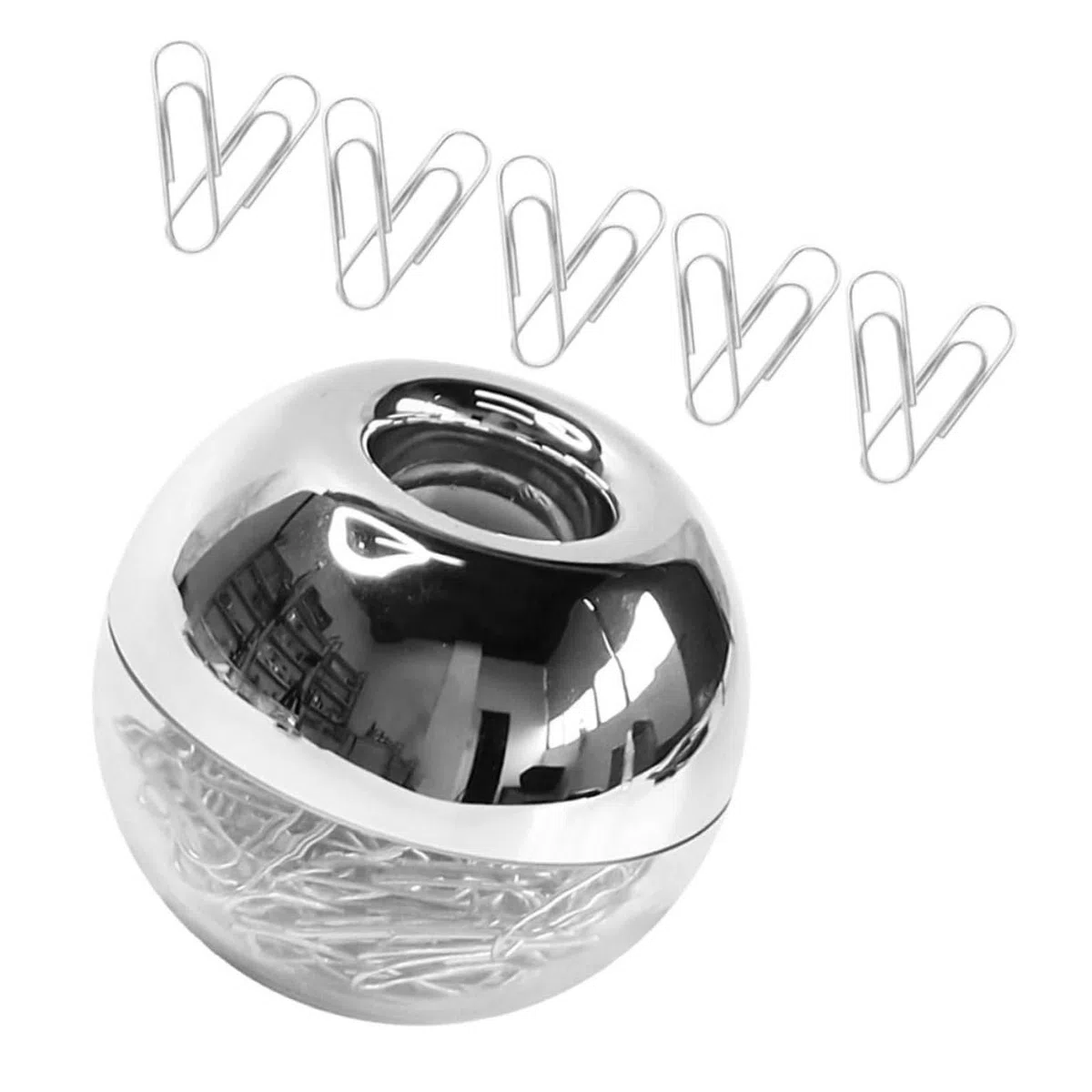 SHINEOFI 2 Clips Metal Multifunción con Caja Magnética Sujetapapeles Decorativos para Oficina y Manualidades Unidades Antideformación para Organización de