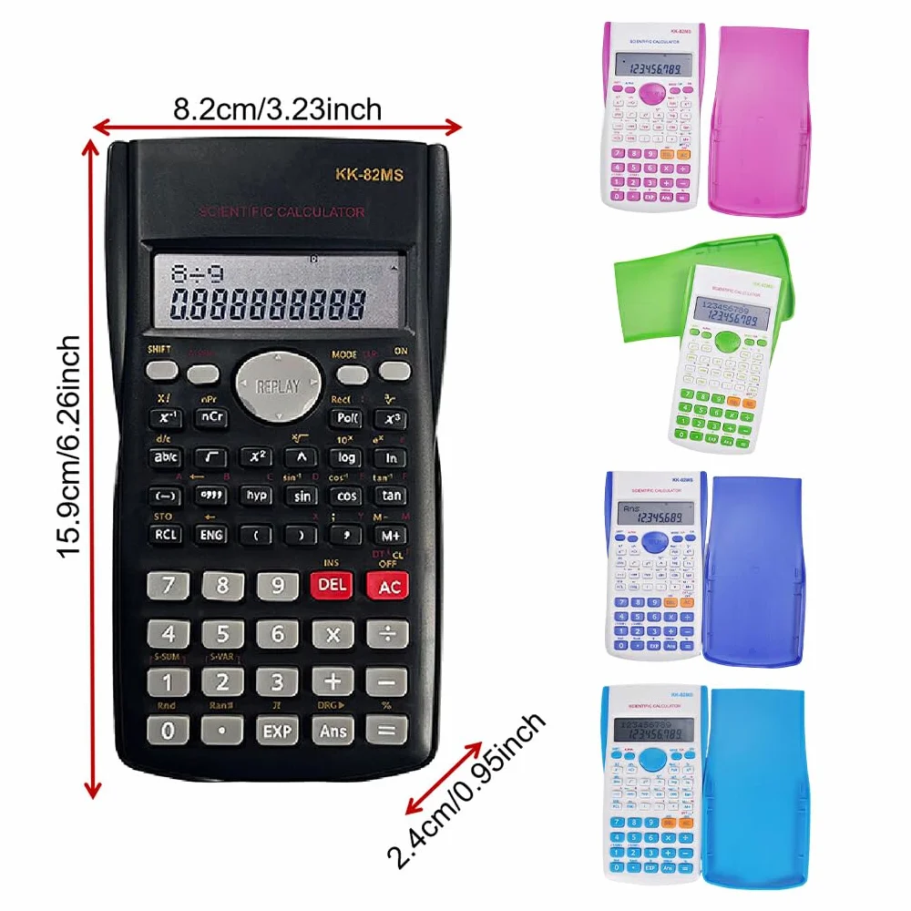 BEALIFE Calculadora Científica Versátil Funciones Innovadoras Y Completas Calculadora Graficadora Calculadora Científica, Negro