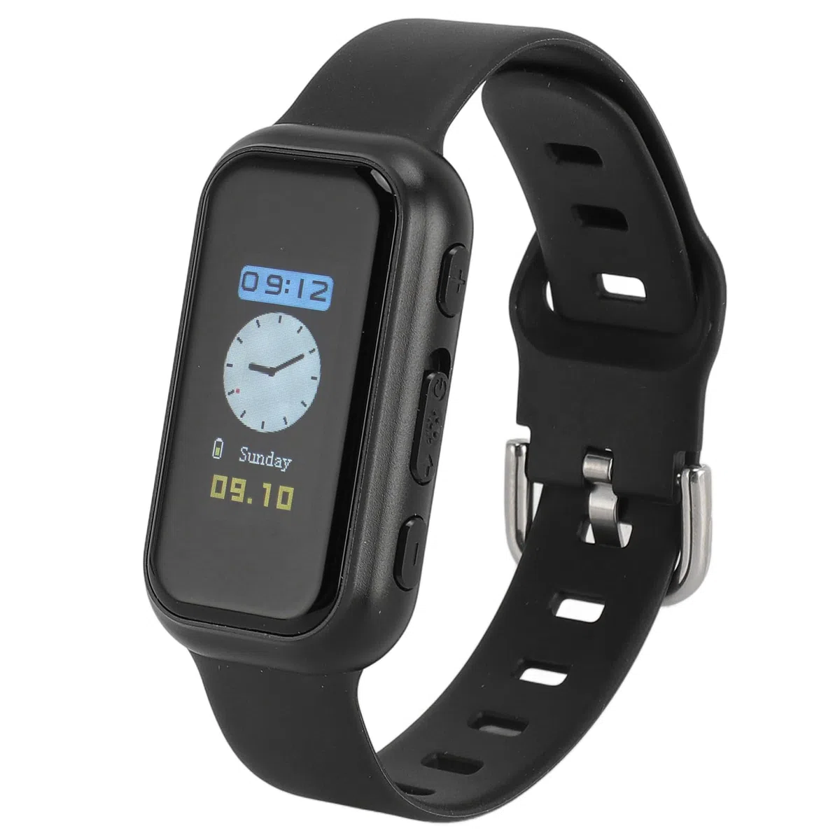 Reloj con Grabadora de Voz, Pulsera con Grabadora Digital Reloj con Grabadora de Voz Reducción de Ruido HD Reproductor de MP3 Cifrado de Archivos Grabadora Activada por Voz Reloj