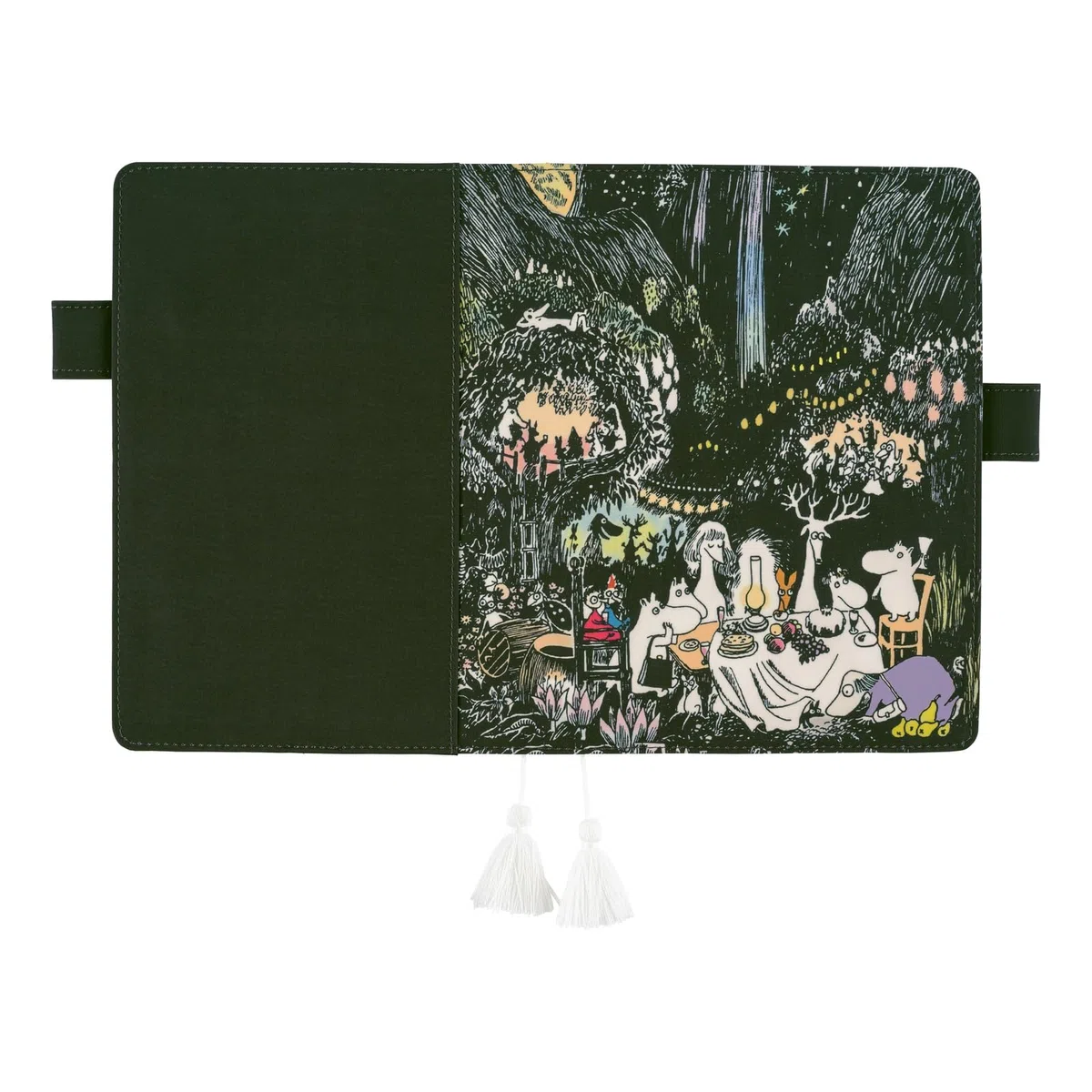 Hobonichi Techo - Funda para agenda A5 - Moomin: Night of the Big Party (tamaño primo, solo funda)