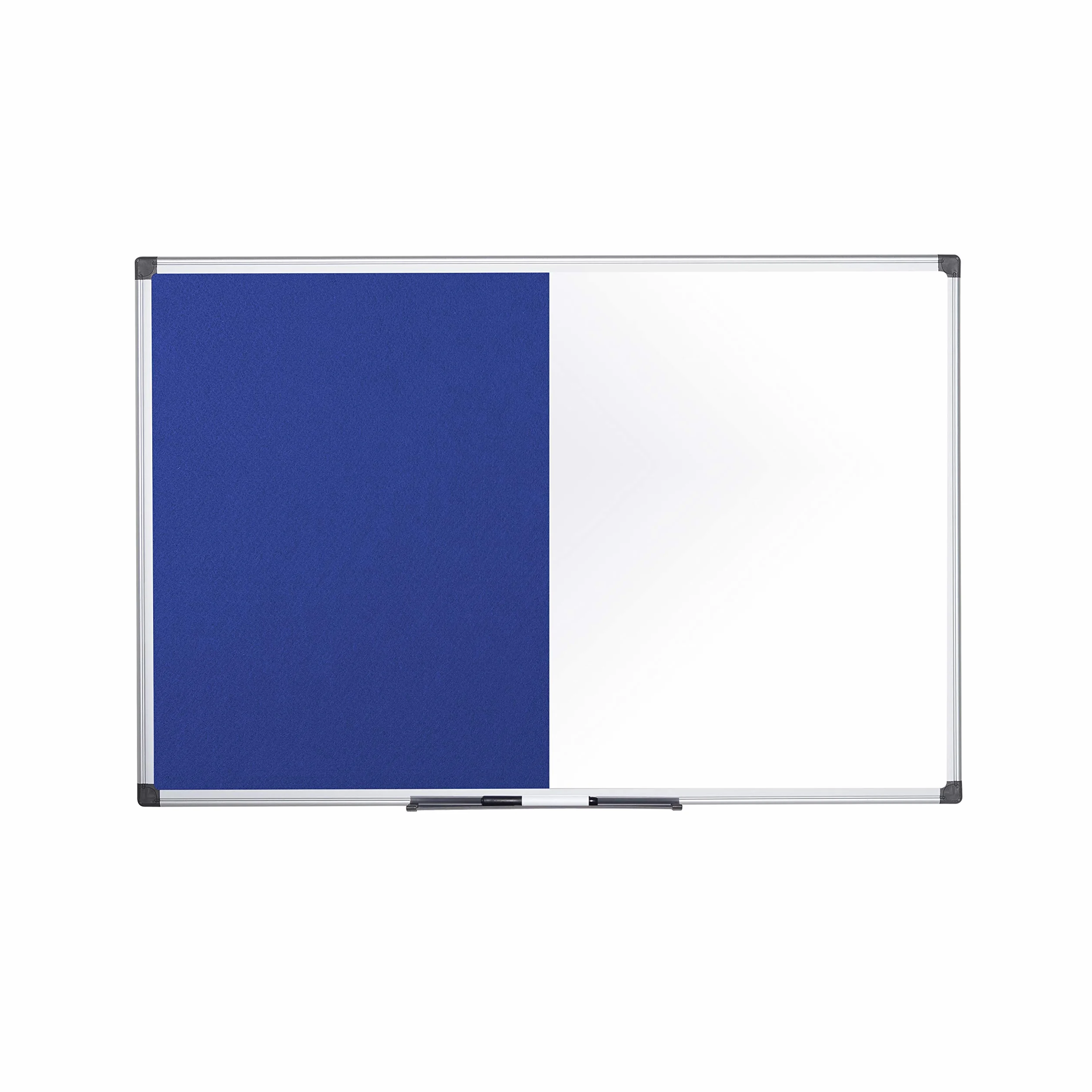 Bi-Office Maya Tablero combinado fieltro magnético 900x600 mm azul