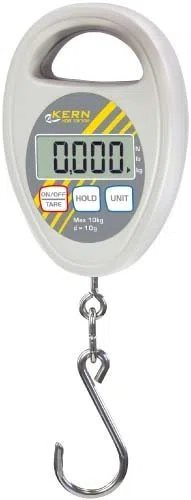 Báscula de mano Kern HDB 10K10N, rango de 0 a 10 kg, 10 g