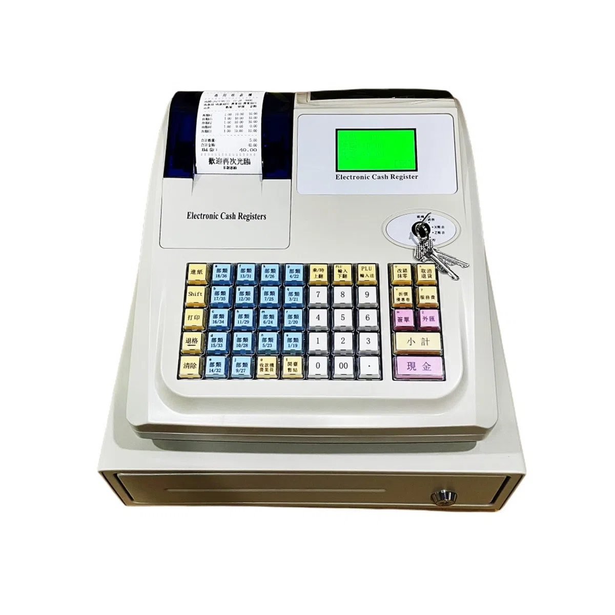 Caja registradora, Caja registradora electrónica, caja registradora for catering de restaurantes de comida rápida y fideos, Le ayuda a ahorrar tiempo
