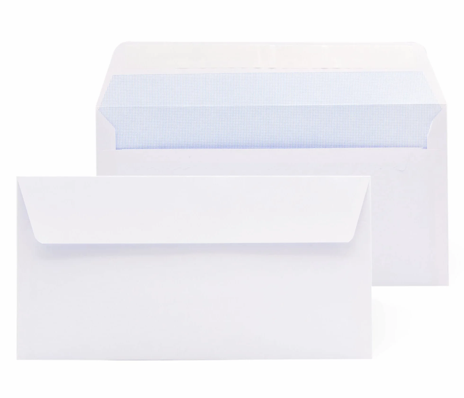 Sobres de Papel Blanco Americano, Sin Ventana Autocierre de Tira de Silicona para un Fácil Sellado. Adecuado para Envío de Documentos de Varios Tamaños - Ofituria (2000 Sobres, Sin Ventana)