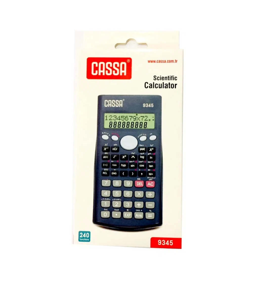 Cassa Calculadora científica 9345 con 240 funciones