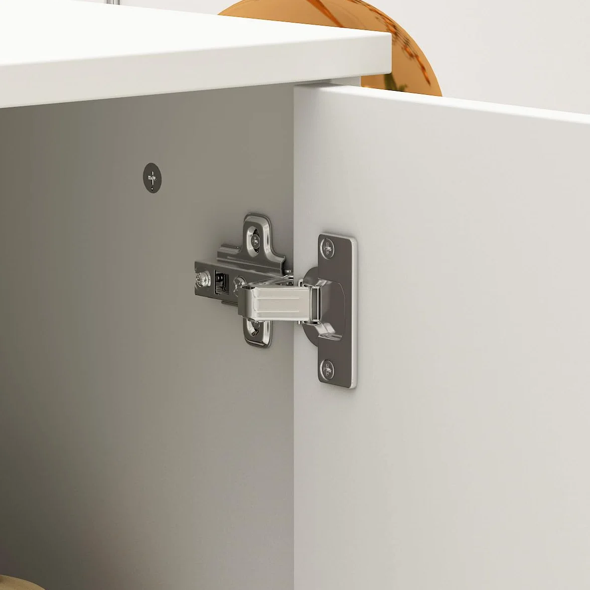 Mueble Recepción, Mostradores de Recepción Grandes, Mostradores para Tiendas con Estantes Ajustables, Recepción Mueble, Madera +Blanco, 180 X 60 X 110CM, MDF