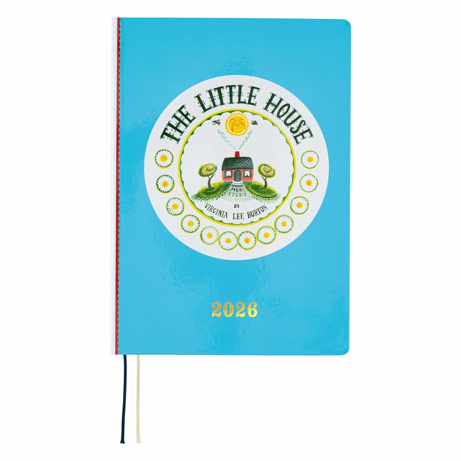 Hobonichi Techo HON A5 2026 - Virginia Lee Burton: The Little House (Inglés, planificador de inicio de enero)