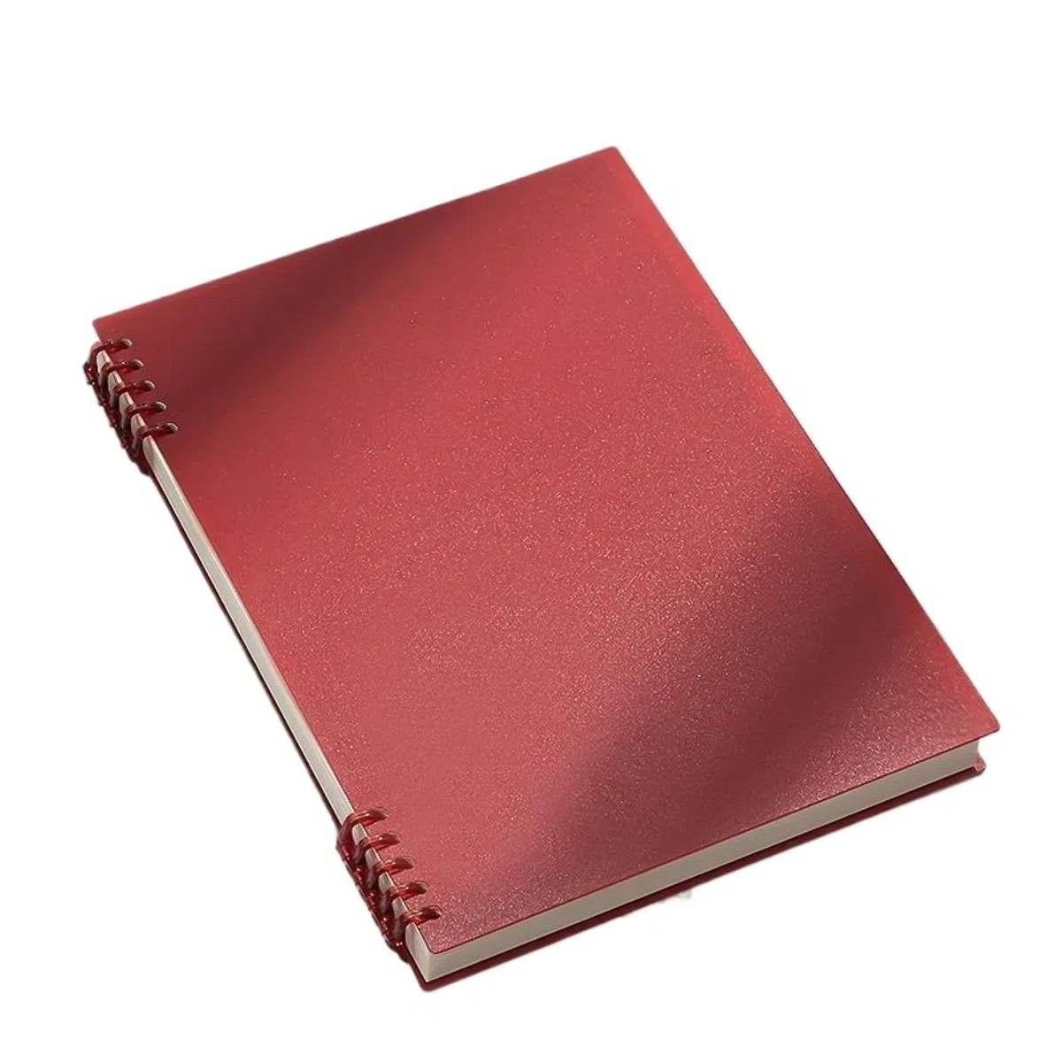 Cuaderno Material Escolar Cuaderno De Hojas Sueltas B5 For Aula, Desmontable, Engrosado, Espiral, 26 Agujeros Agenda Personal(Rot)