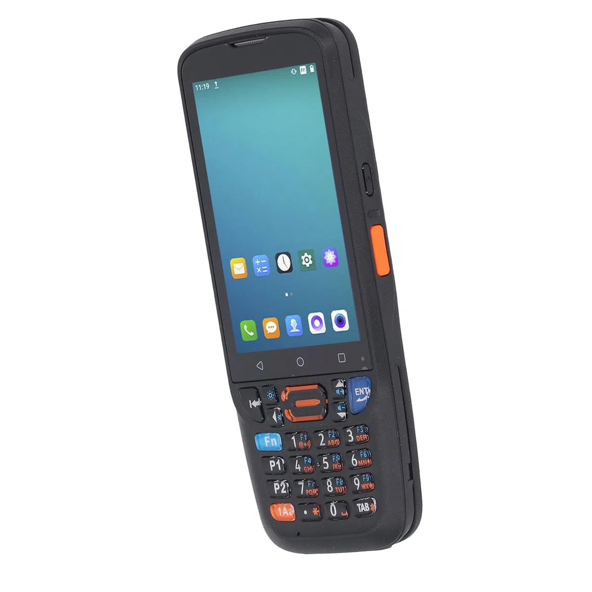 Lector de Códigos de Barras QR, Escáner de Códigos de Barras Portátil con Pantalla de 4 Pulgadas, Escaneo Eficiente 1D 2D para Gestión de Inventario y Logística