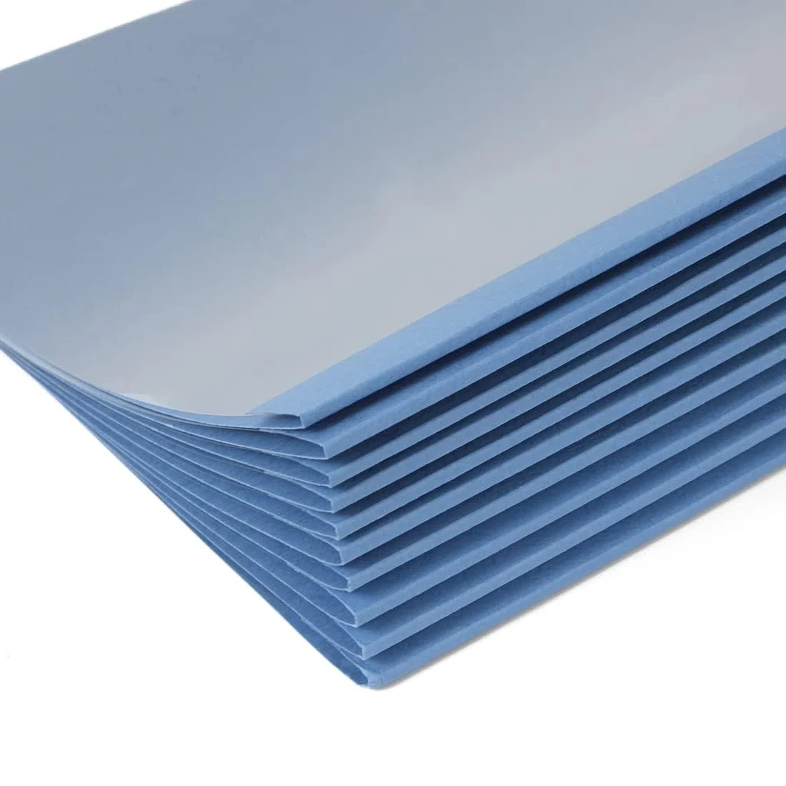 RAYSON Cubiertas térmicas de 12 mm, encuaderna hasta 100 hojas A4, transparente/azul, pack de 25