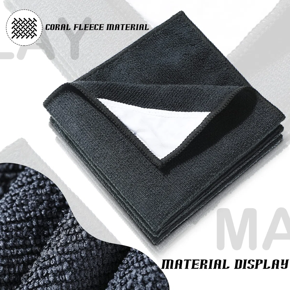 Gerrii 16 borradores magnéticos de limpieza en seco para pizarras blancas, compatibles con la mayoría de pizarras blancas, paño de microfibra reutilizable, borrador de pizarra blanca para pantallas de