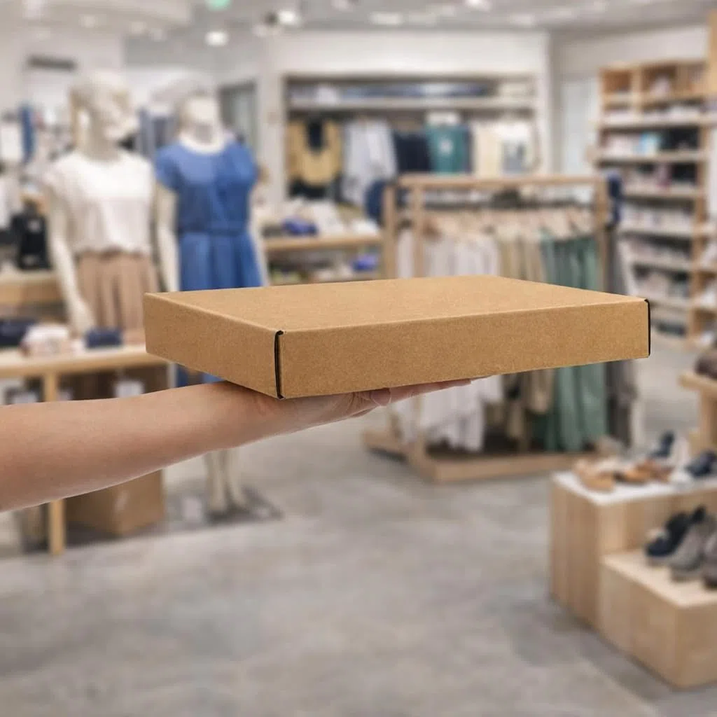Cajas de cartón troqueladas planas Habana de 65 x 45 x 5 cm para embalaje, envíos, cajas de cartón ondulado, ligeras y sólidas – Juego de 10 – Fabricado en Italia