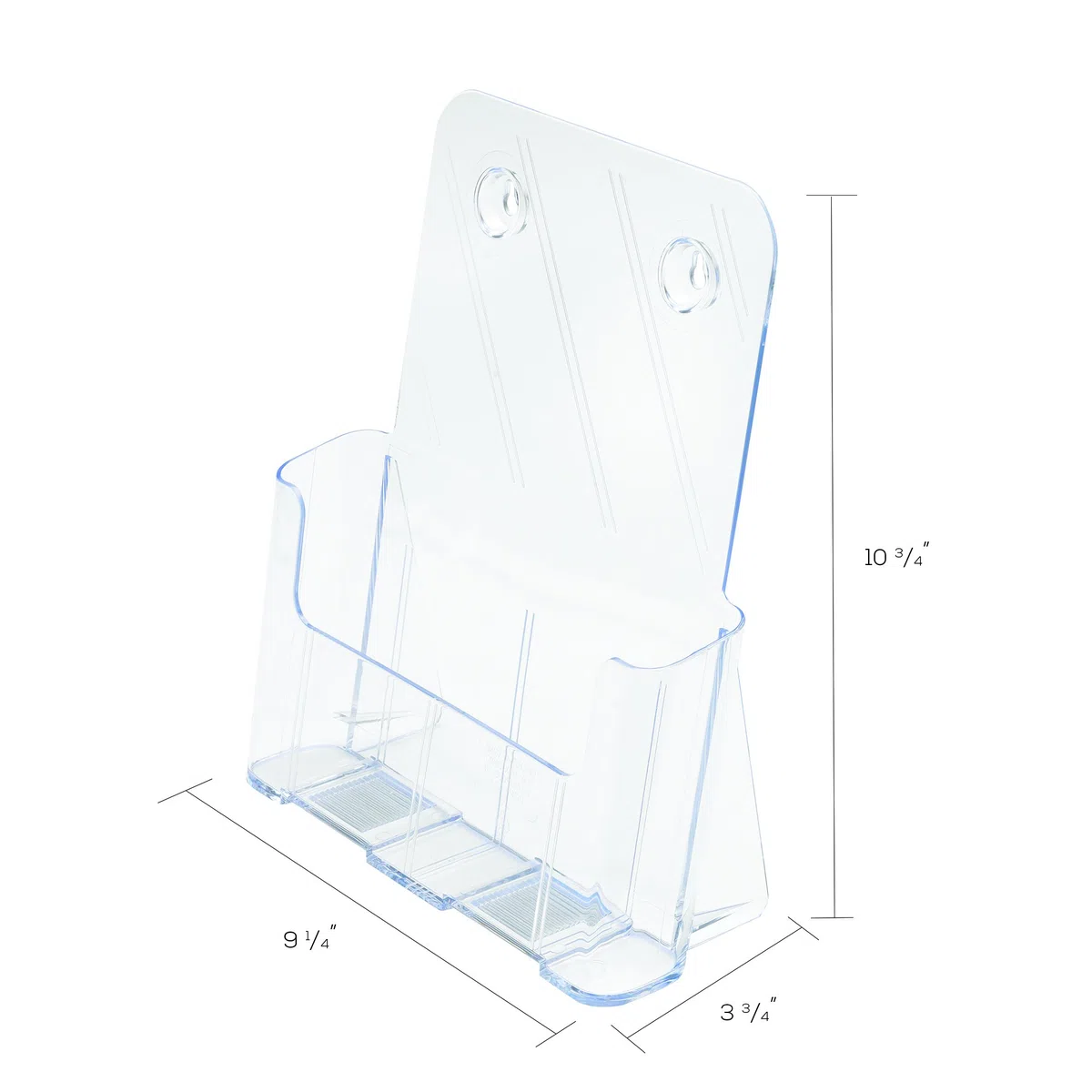 Deflecto 77301 - Portafolletos para escritorio o para montaje en pared