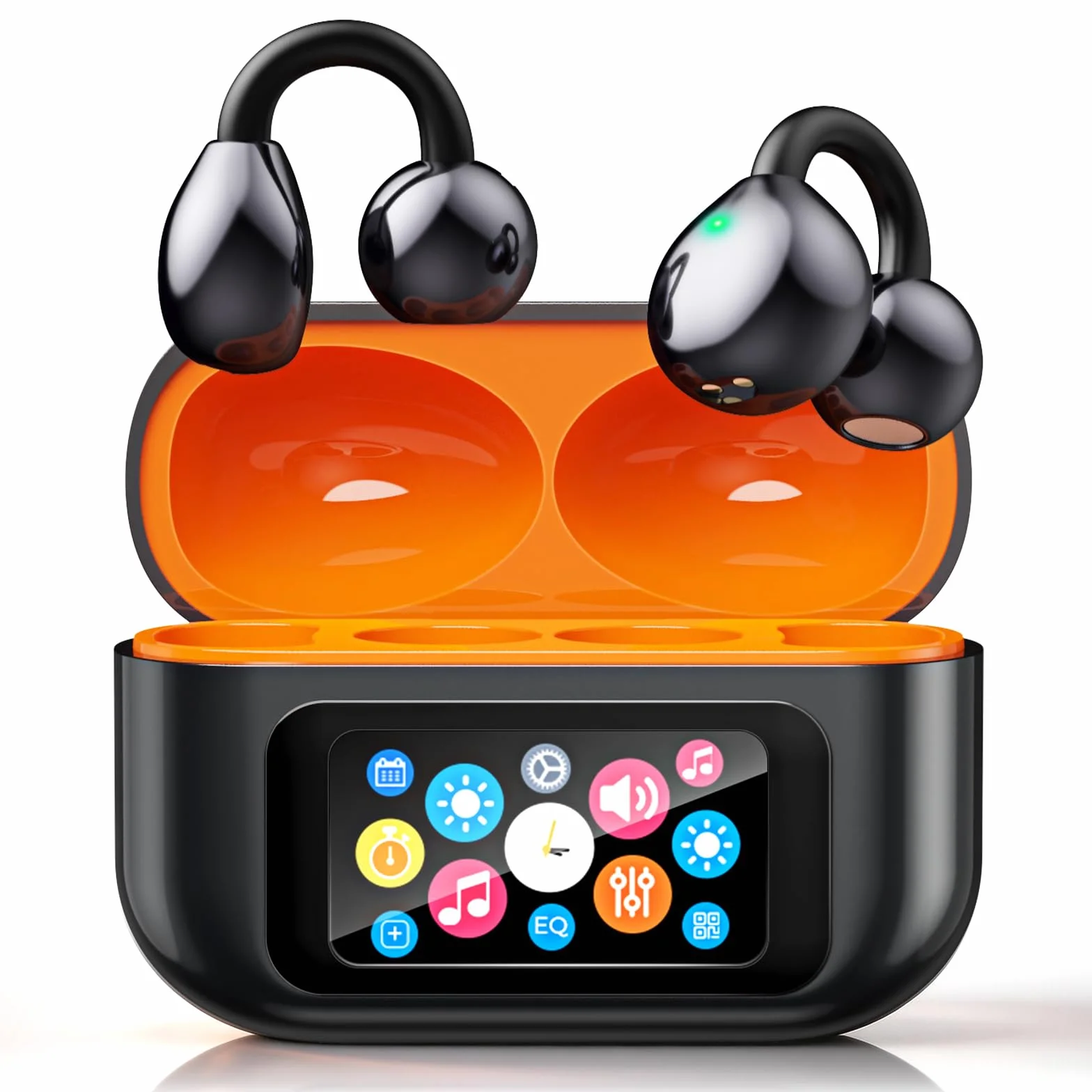 Auriculares Traductor En Tiempo Real: 3-en-1 Auriculares Traductores 159 Idiomas Traductor Instantáneo De Voz Con Pantalla Táctil LCD 7 Modos De Traducción 30H Autonomía Para Viajes Negocios Estudio