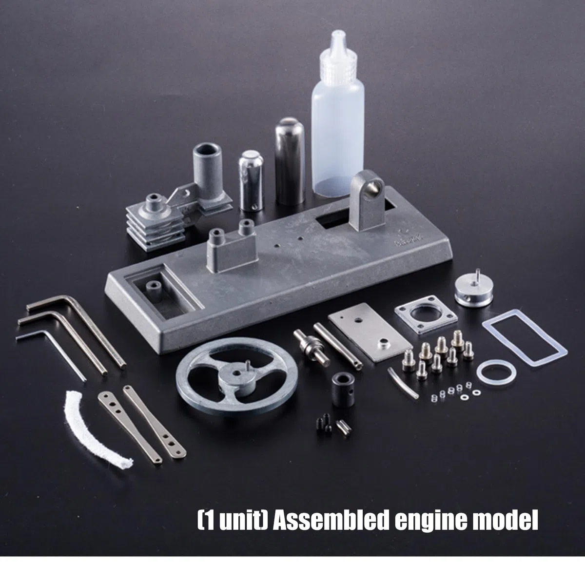 Stirling - Generador de motor modelo de conversión de energía térmica, ayuda de enseñanza de física para demostrador de educación científica, equipo de enseñanza de física para laboratorio escolar