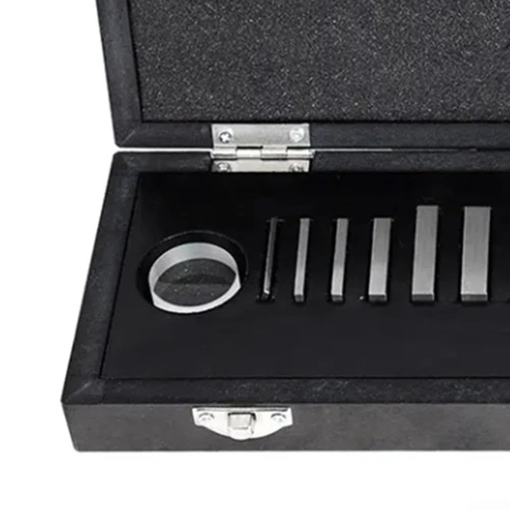 Kit de calibración de indicador de dial Bloques de calibre Certificado NIST AS-0 Acero óptico plano para medición de laboratorio (Nivel 1)