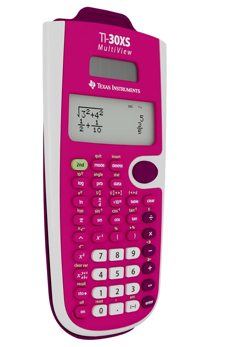 Texas Instruments TI-30XS MultiView - Calculadora científica rosa
