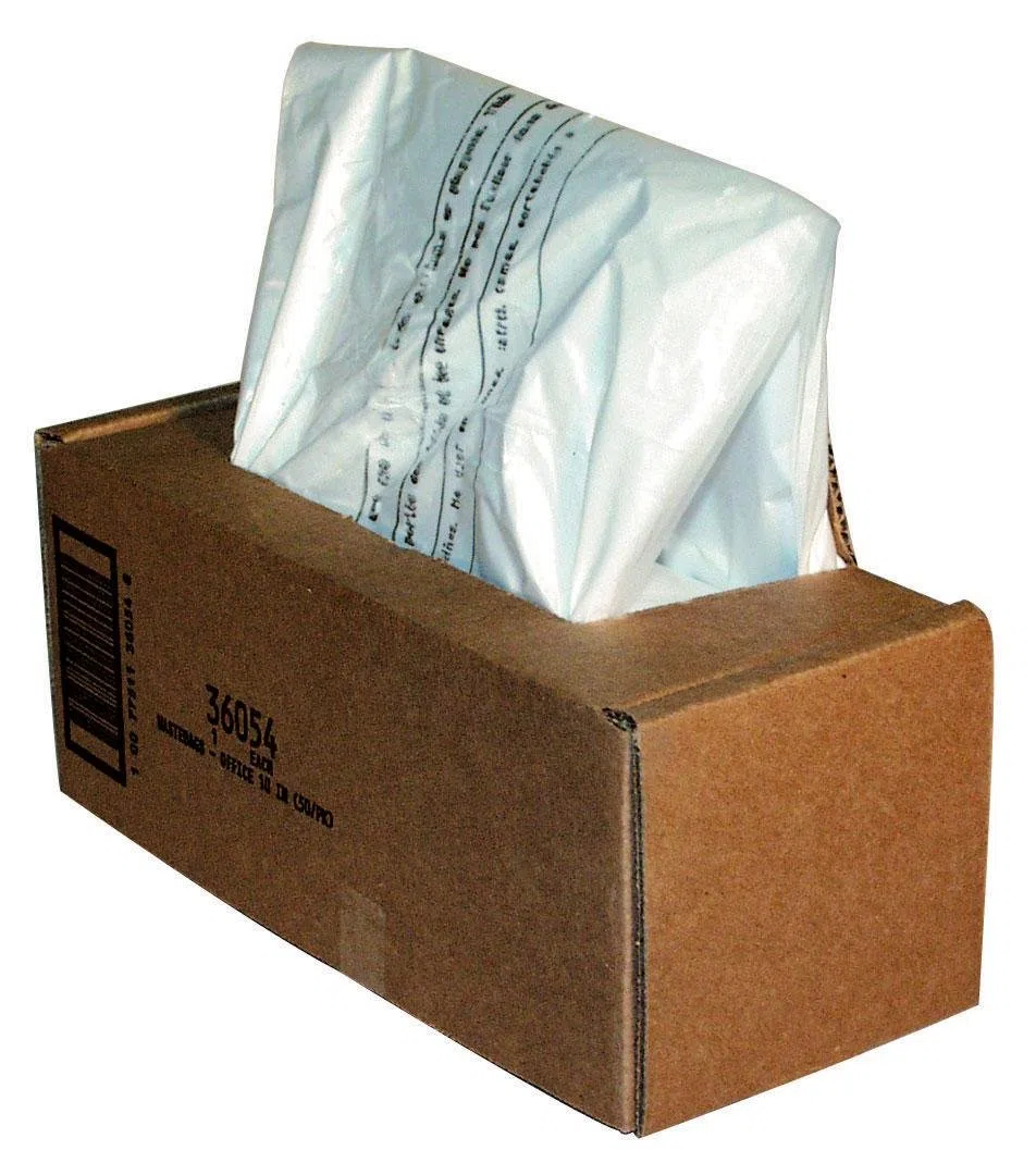 Fellowes 36054 50pieza(s) Bolsa accesorio para destructoras de papel - Accesorio de papelería (194 mm, 102 mm, 78 mm, 1,4 kg, 50 pieza(s))