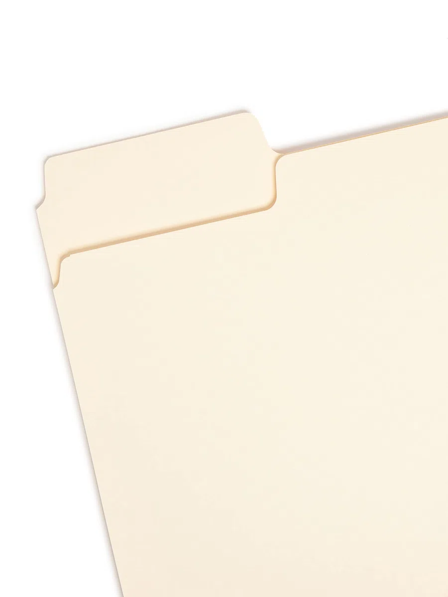 Super Tab Folders,Letter,1/3 Cut Tab, Ltr,11pt,24/BX,Manila, Sold as 1 Package