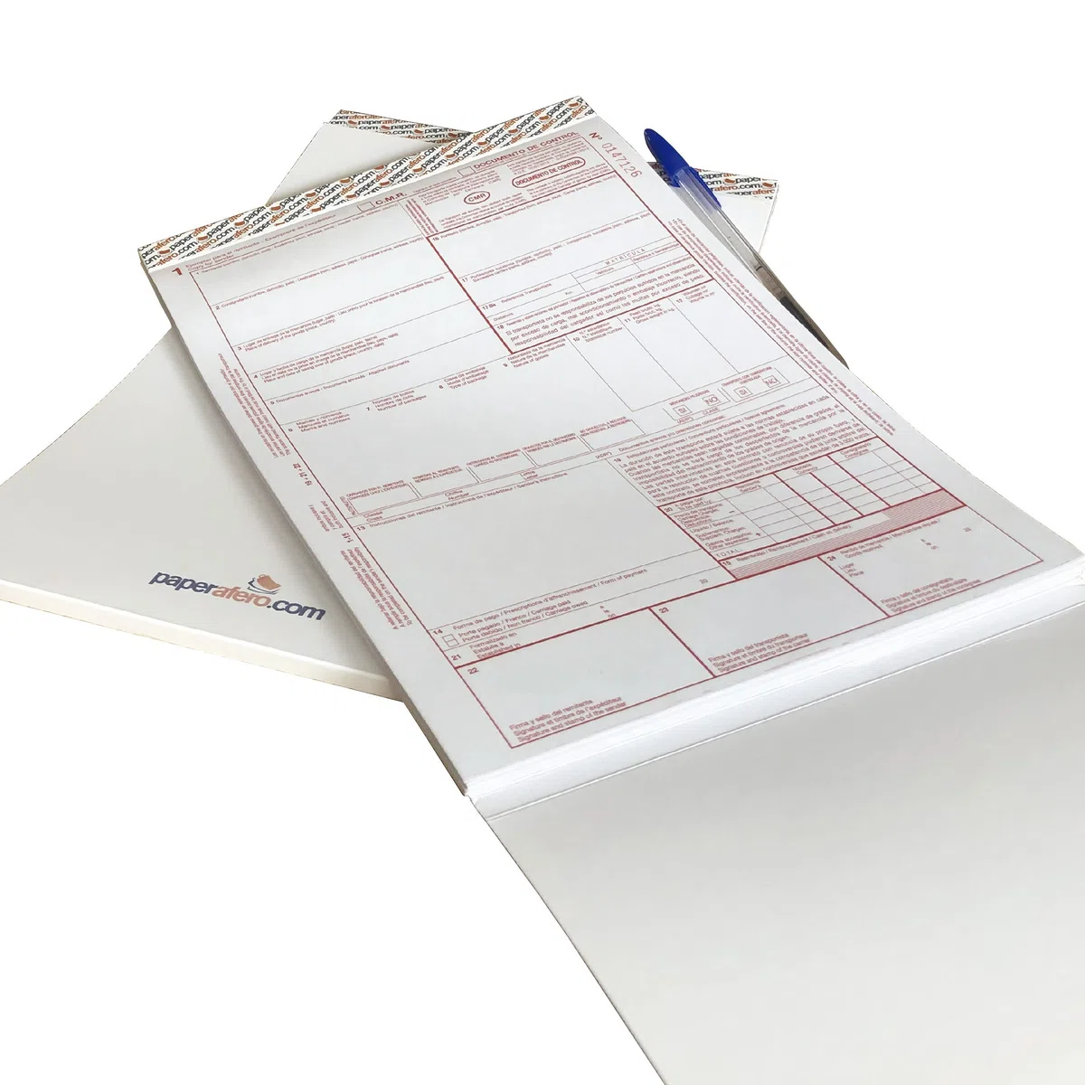 Paperafero - Pack 10 Talonarios CMR Transporte Internacional | Acordes a la Legislación Vigente (10)