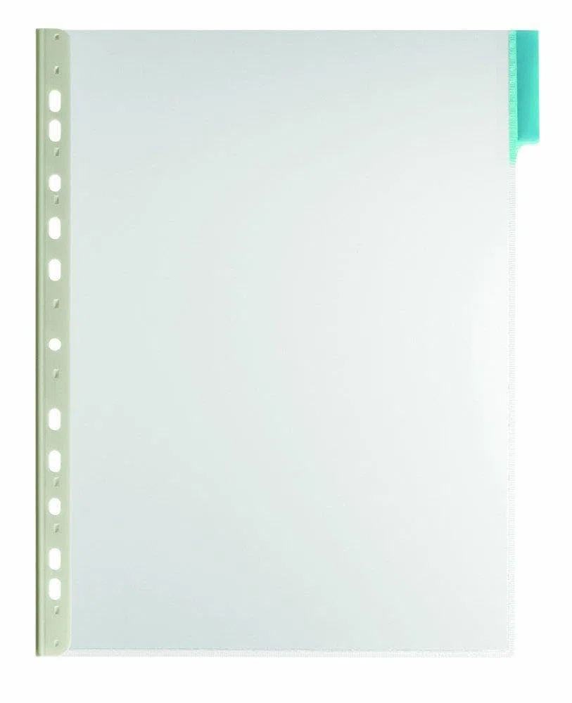 Durable 560706 Panel de pantalla Panel de funciones A4, bolsa de 5 piezas, azul