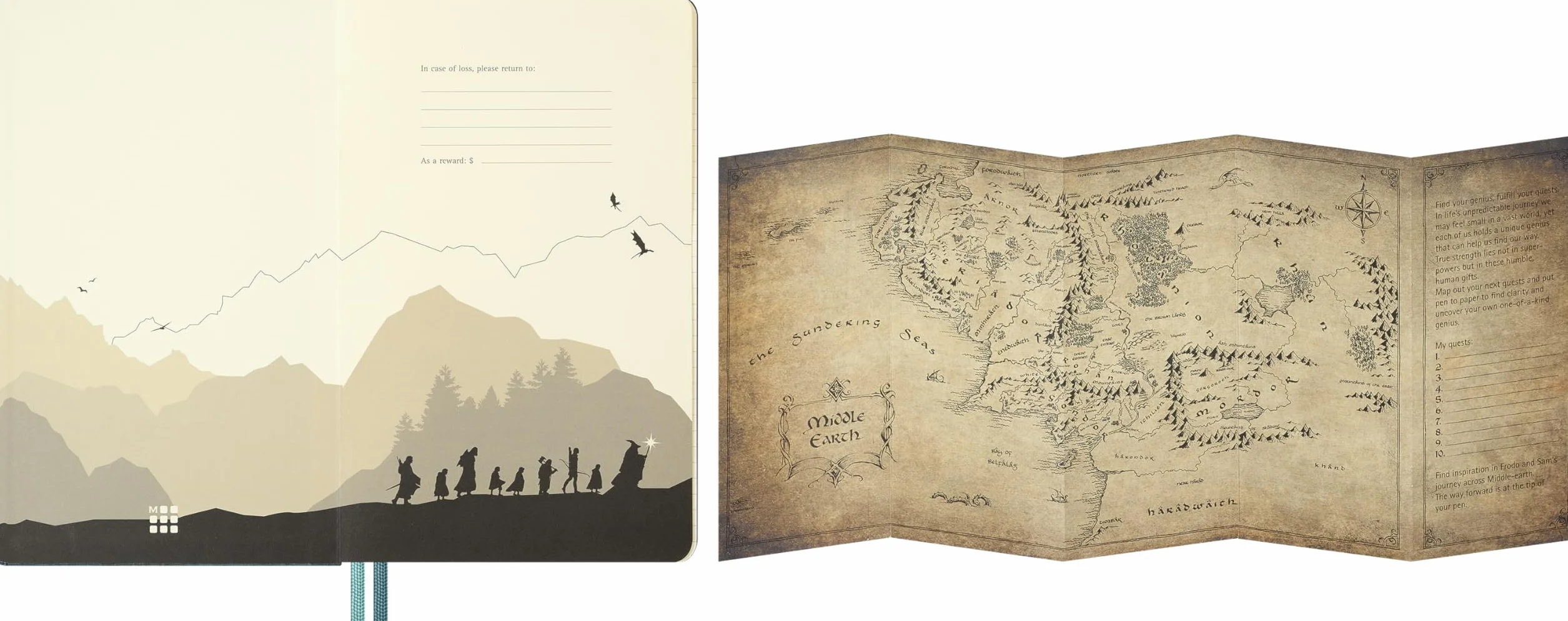Moleskine Agenda Semanal 12 Meses 2027 El Señor de los Anillos Gandalf Tapa Dura Cierre Elástico 13x21 cm