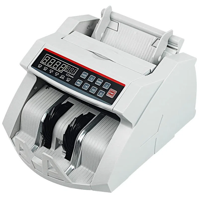 Caja registradora para pequeñas empresas, Contador de facturas, máquina de dinero for billetes de moneda extranjera compatible con detectores de billetes de moneda multinacional como EUR, USD, EUR, GB