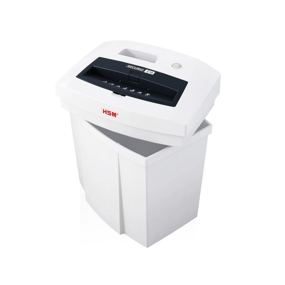 HSM SECURIO C14 - Destructora de documentos, nivel de seguridad 2, 12 hojas (corte en tiras) | Volumen de recogida 20 l, tiras, 10 -
