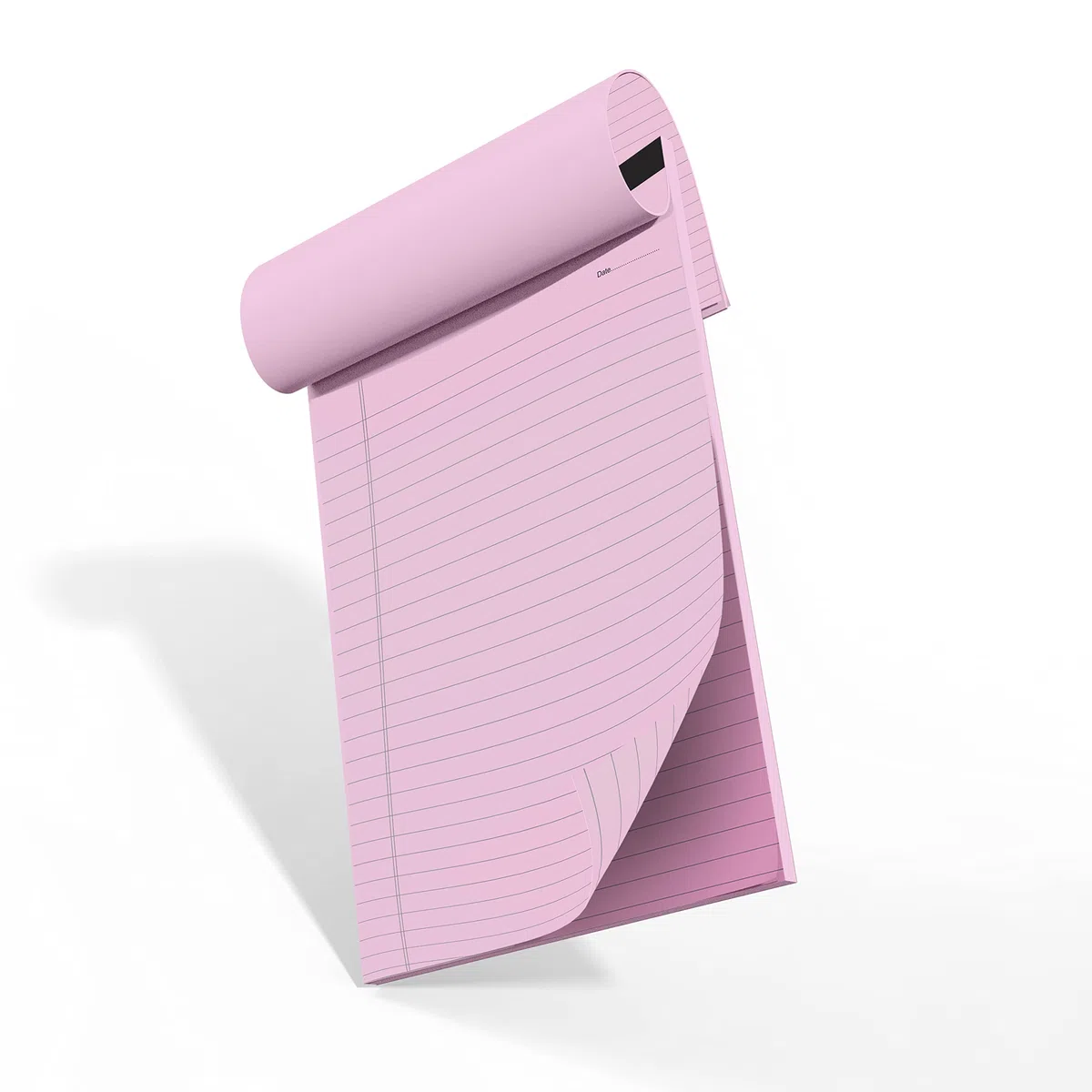 Clickedin - Bloc de notas de oficina, tamaño A4, 275 x 205 mm, con rayas anchas, paquete de 4 colores para escritura y blocs de notas