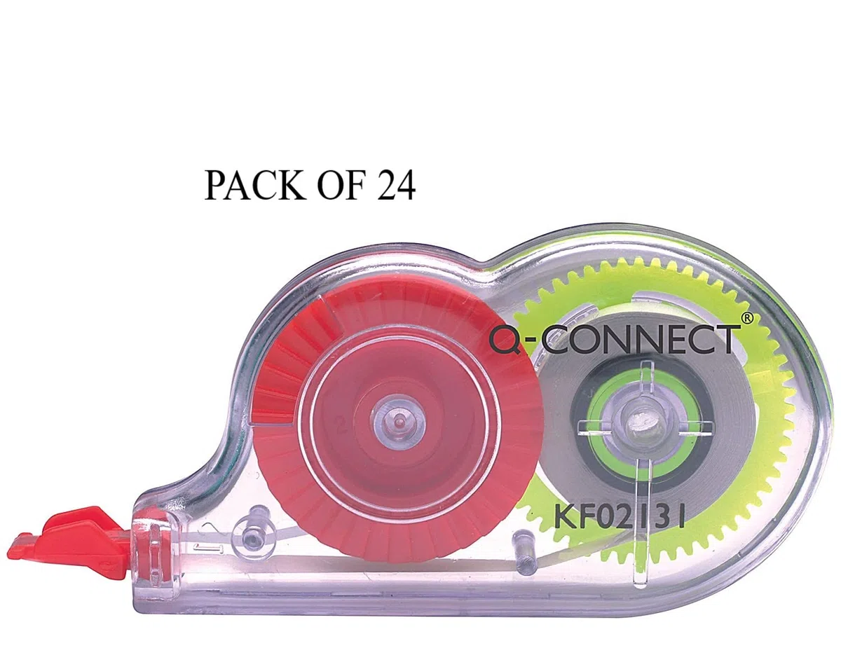 Q-Connect KF02131 - Cinta correctora - Pack de 24 uds.