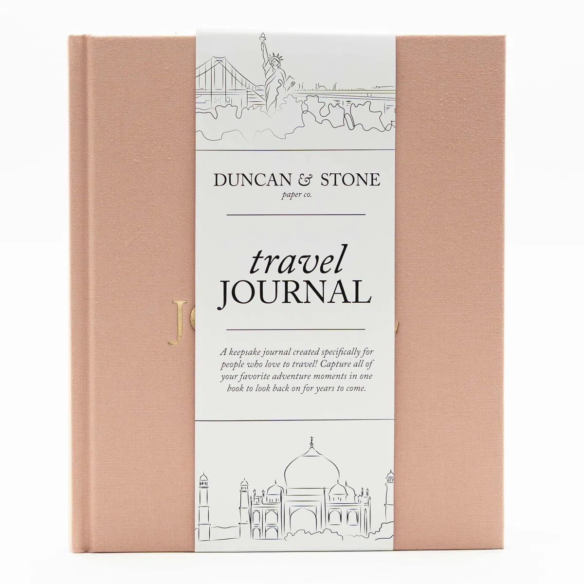 Diario de viaje de Duncan & Stone - Rose | Recuerdo de aventura | Registro de vacaciones, campamento y viaje por carretera | Regalo para viajeros