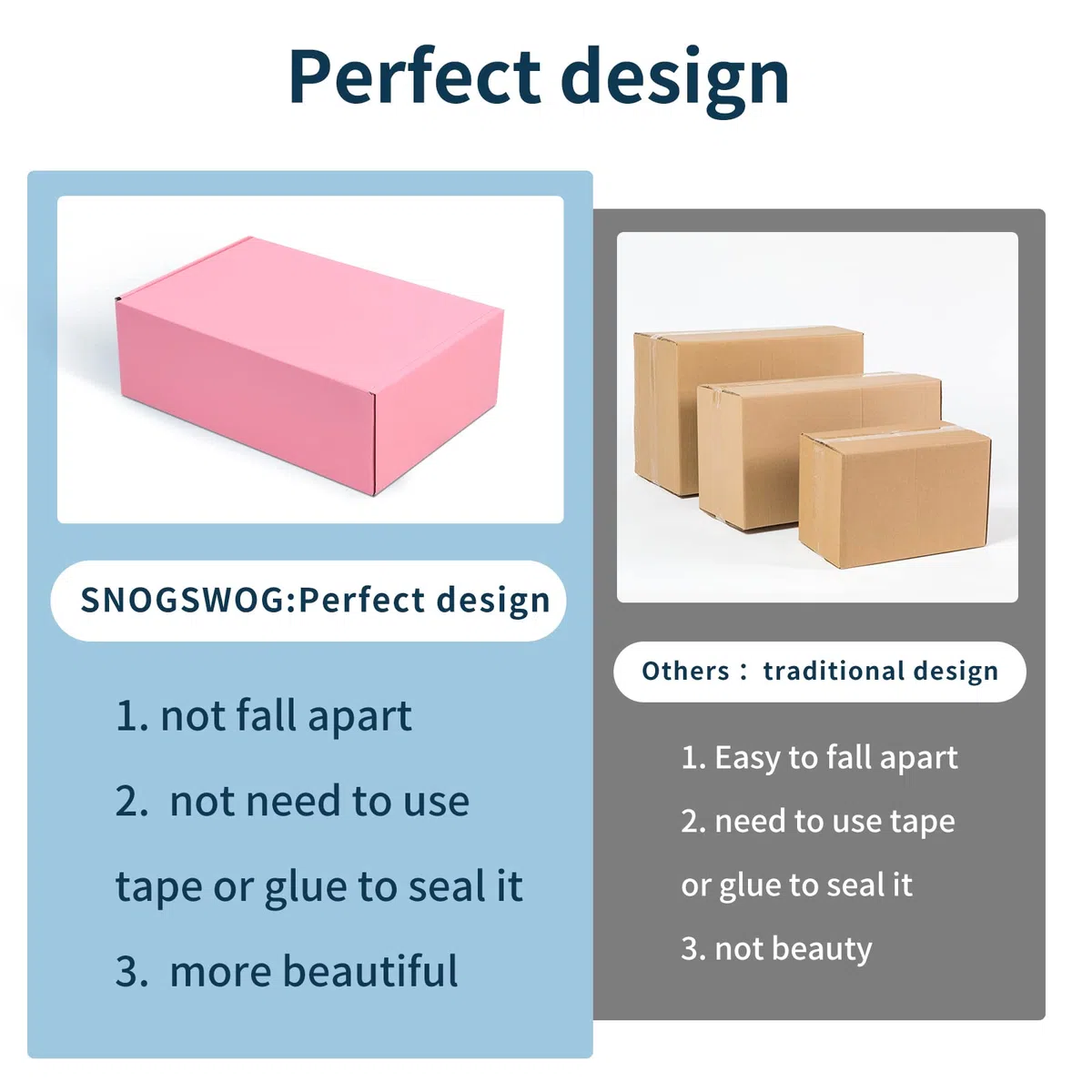 SNOGSWOG Paquete de 28 cajas de envío rosas de 22,8 x 15,2 x 7,6 cm para pequeñas empresas, caja de regalo de cartón corrugado para correo, envío, almacenamiento, envolver regalos