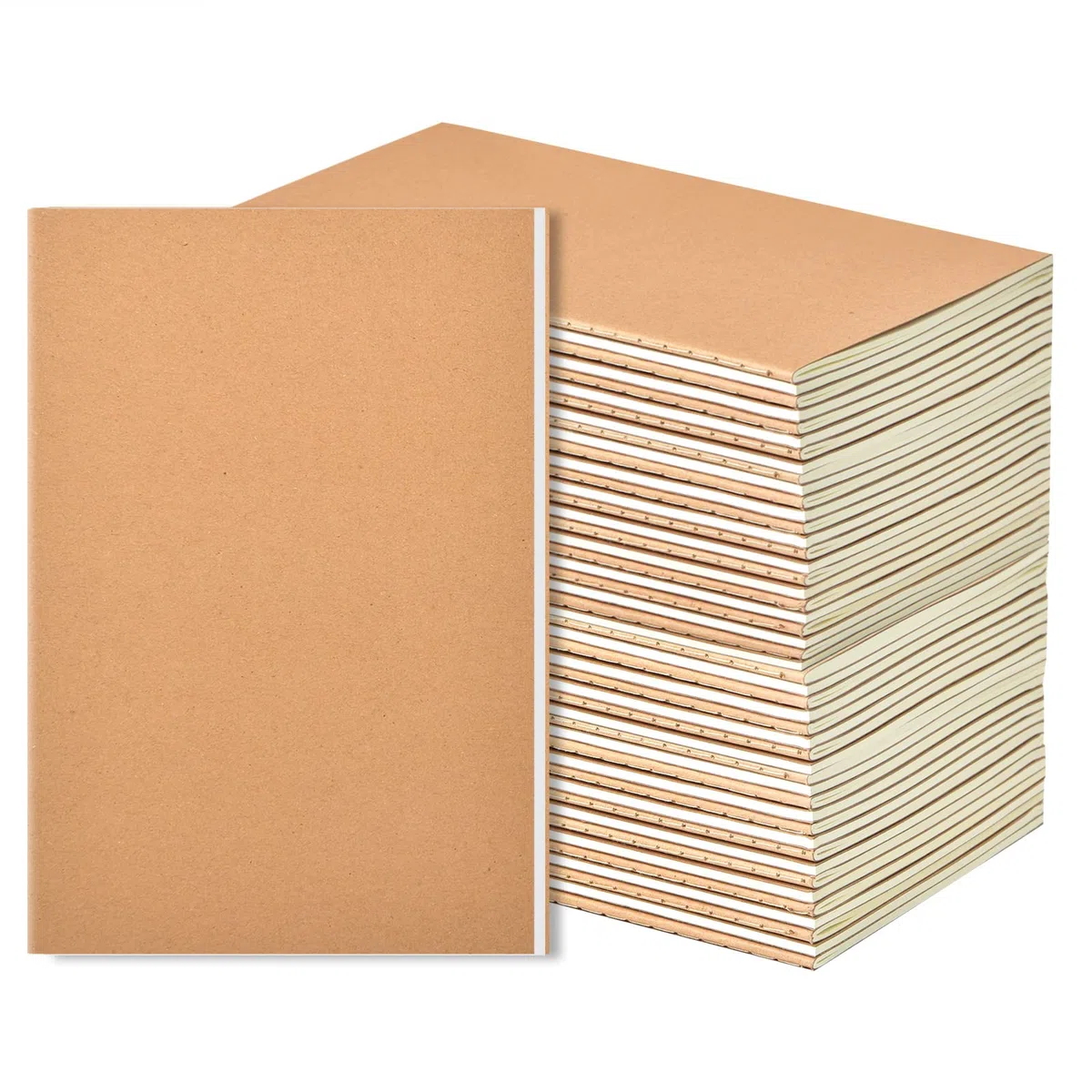 Coopay Cuaderno diario de viaje a granel, cuaderno planificador para viajeros, estudiantes, oficina (A5, 48 piezas)