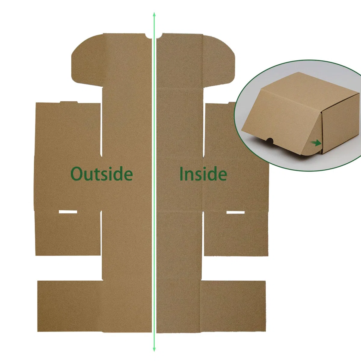 Juego de 25 cajas de envío de 7 x 5 x 4 pulgadas, caja de cartón corrugado marrón para embalaje de pequeñas empresas