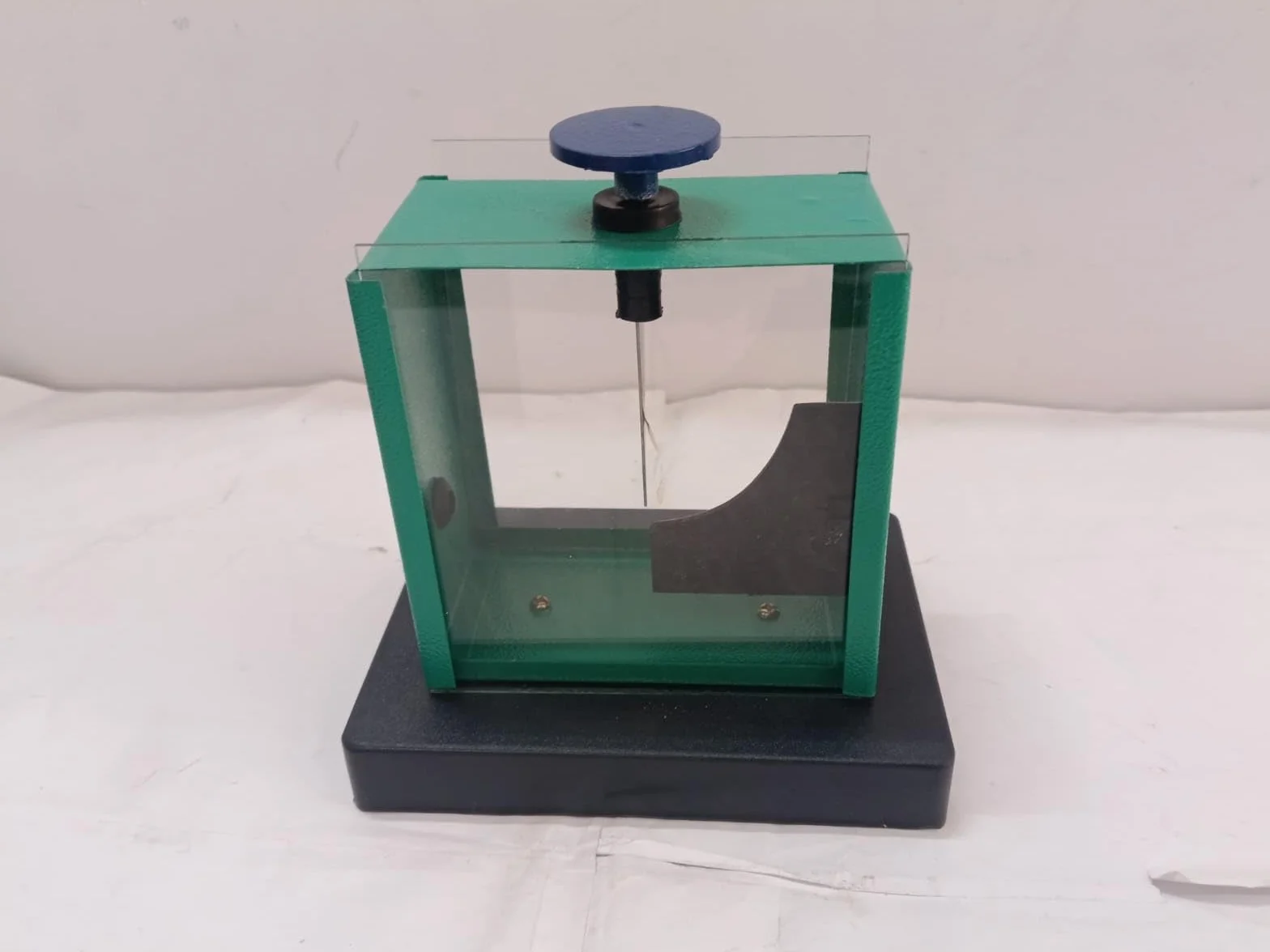 Electroscopio de hoja de oro hecho de metal para fines científicos de laboratorio y proyectos escolares