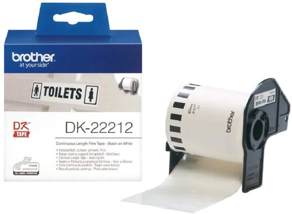 Brother DK-22212 - Cinta, color blanco