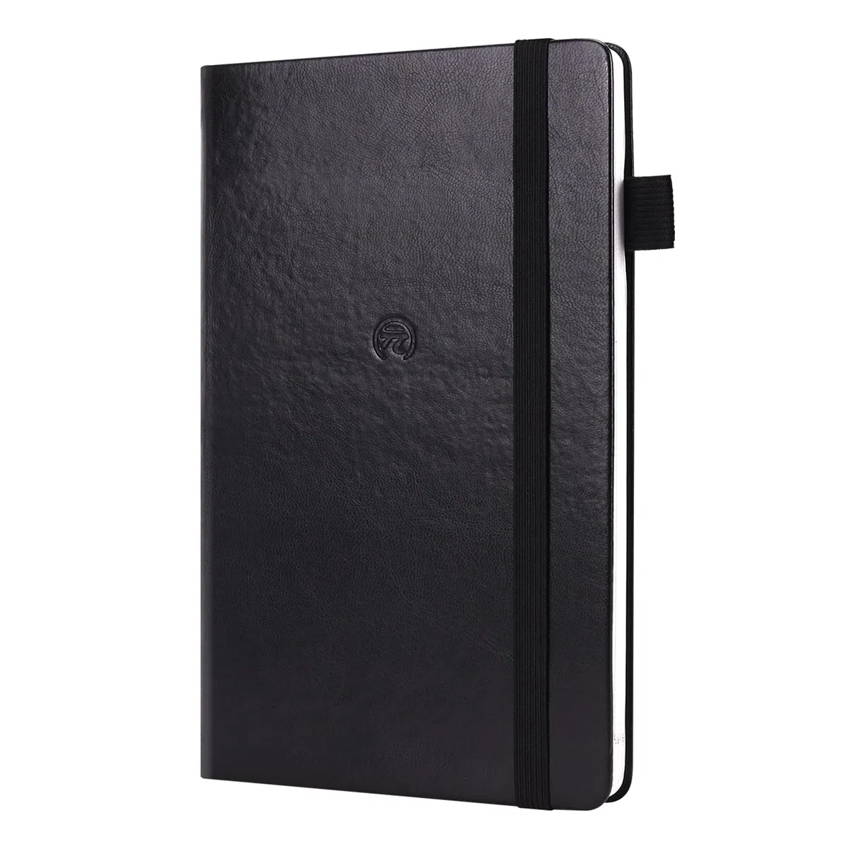 Yuan Smart Notebook, Sistema de Escritura Inteligente, Cuaderno con Tapa Dura, páginas rayadas y Cierre elástico, 13 x 21 cm, 94 hojas-188 páginas, Negro