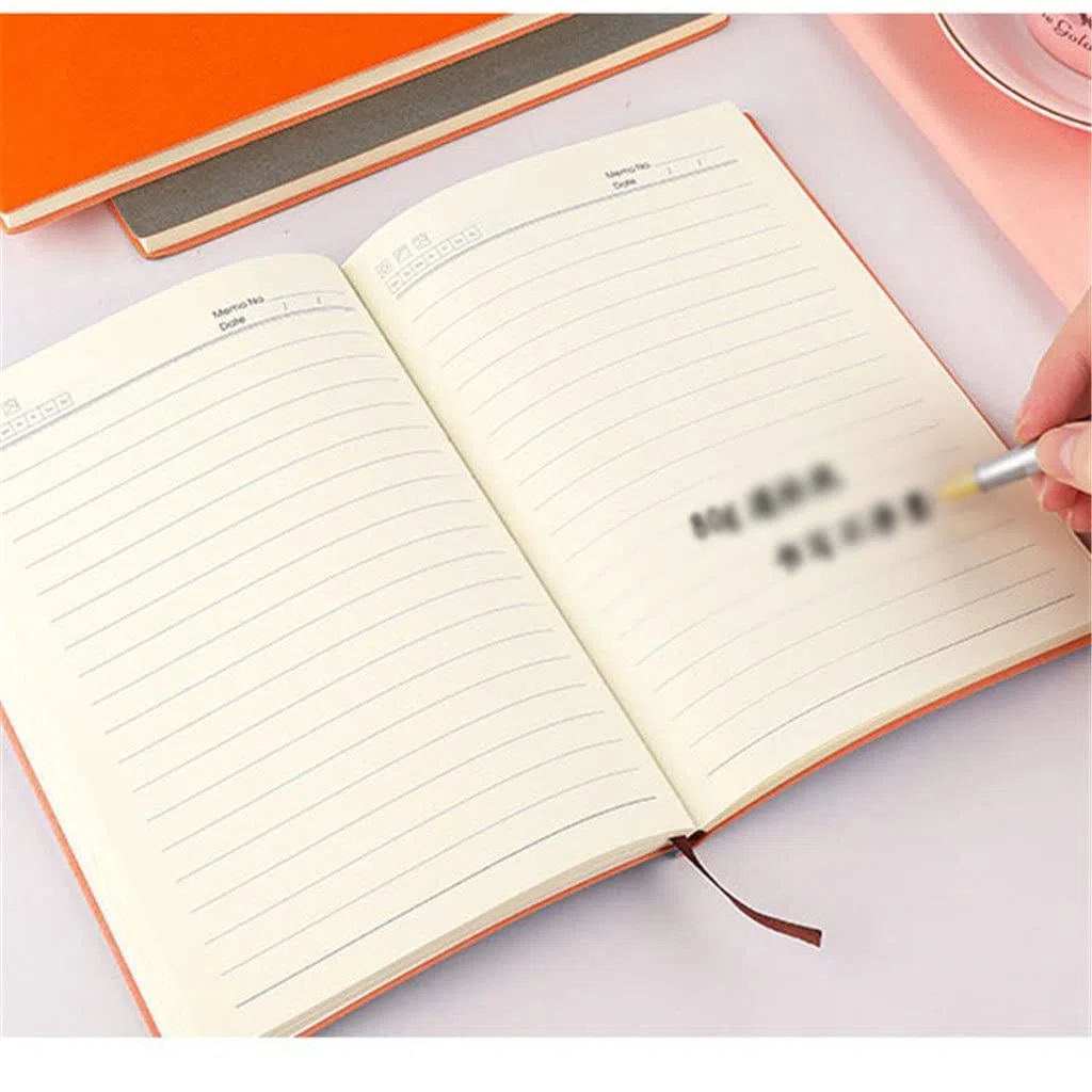 SePKUs Cuaderno para adolescentes de papelería para reuniones, juego de cuaderno A5, cuaderno de negocios (estilo B)