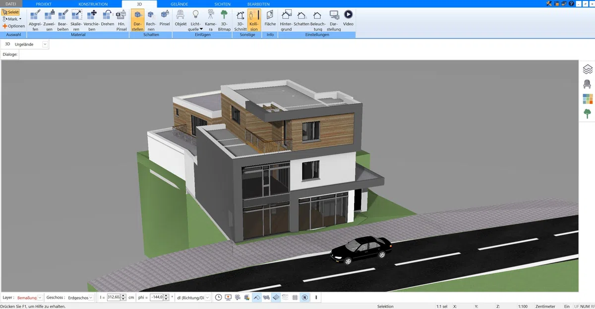 Plan7Architekt Pro 3 Porofessional Arquitectura & Casa Planner Software, Programa de Plano