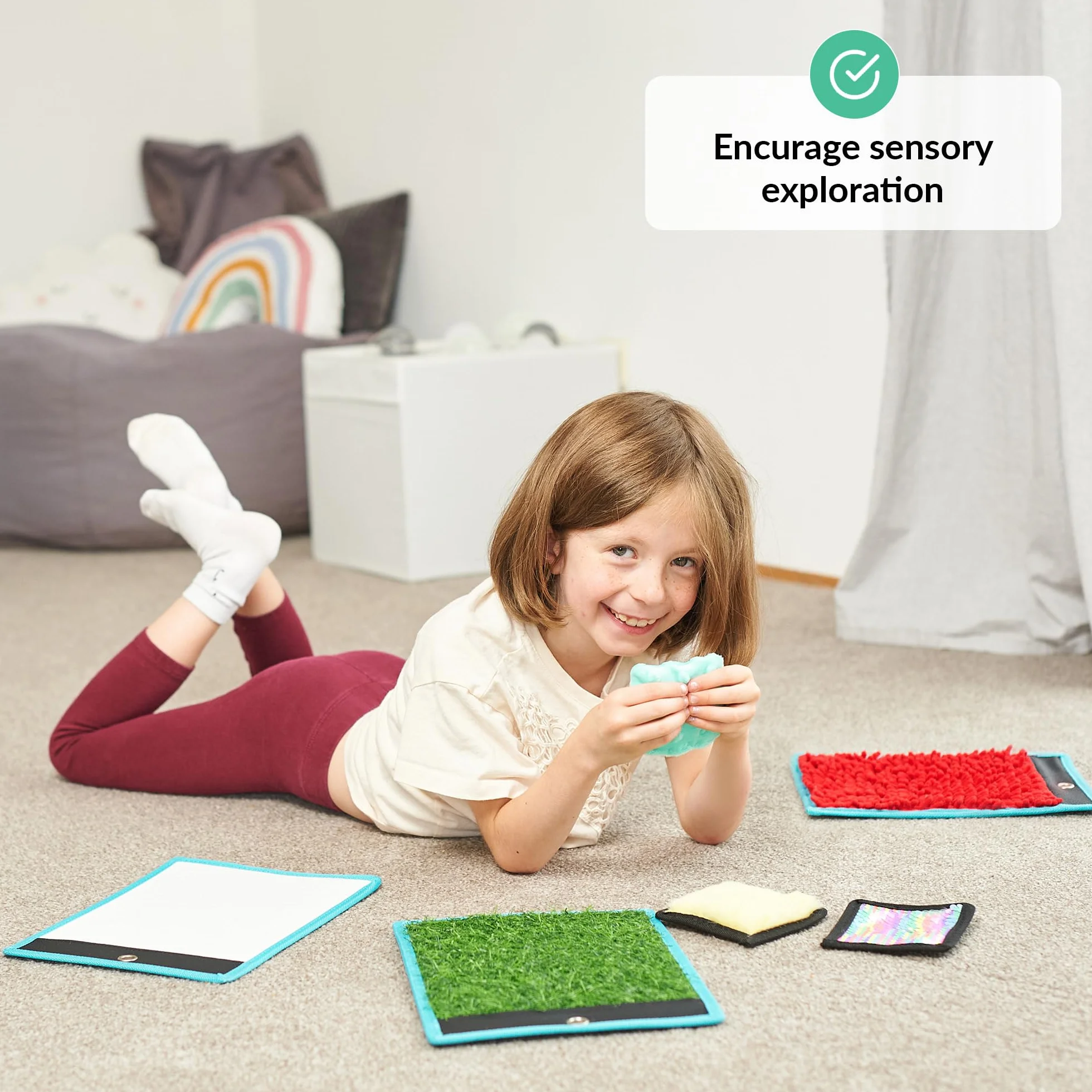 ODOXIA Rincón De Calma | Artículos para Niños | Pósters Relajantes para Aulas | Kit De Rincón De Calma con Carteles, Mural De Soluciones, Objetos Y Juguetes Sensoriales | Ideal para Aulas Y Hogares