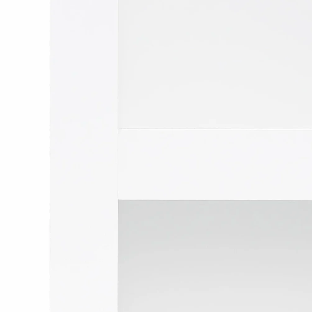 Mostrador para Caja Registradora MDF Blanco 60x60x90cm Modular Compacto 2 Estantes