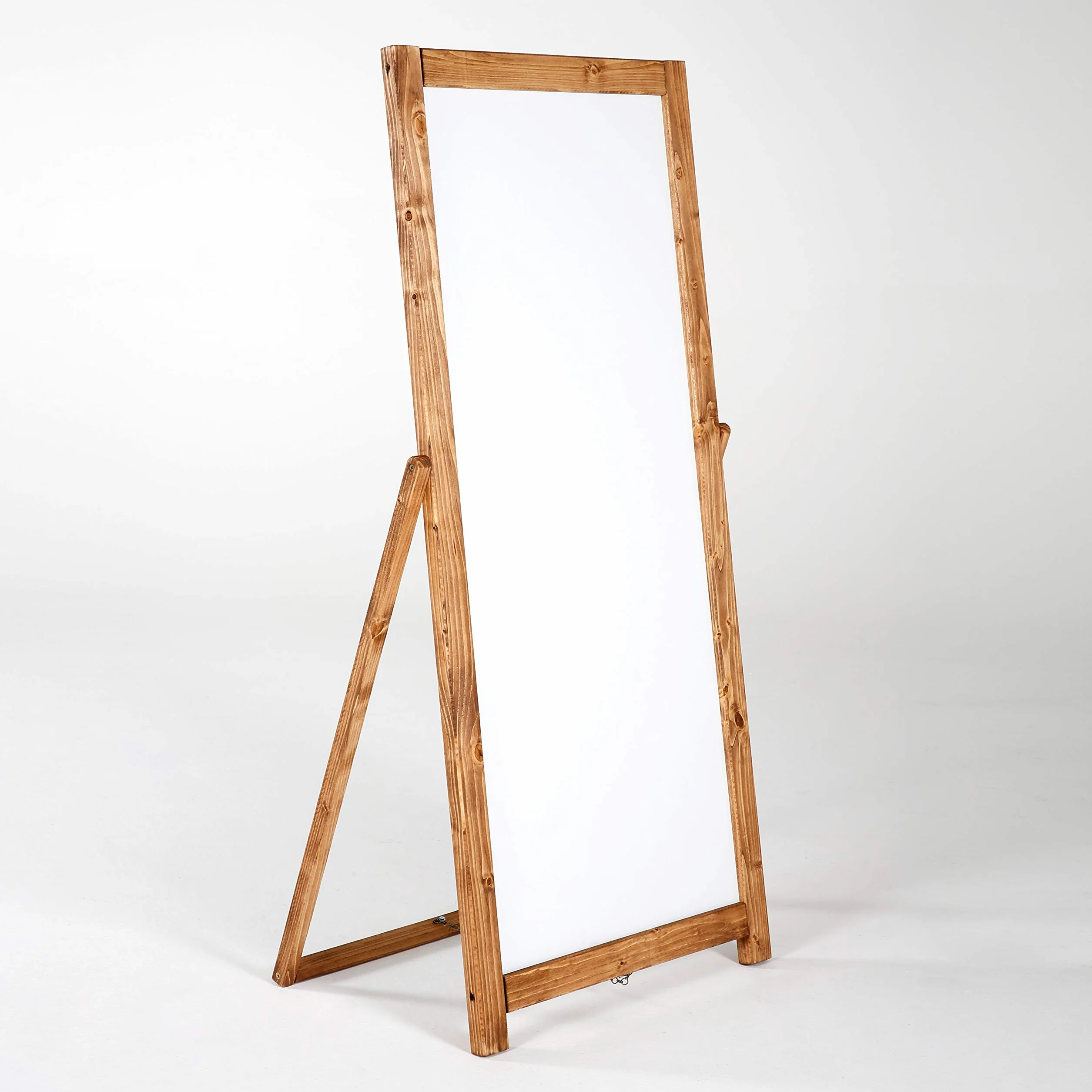 Expositor de madera con pizarra blanca (44 x 102 cm)