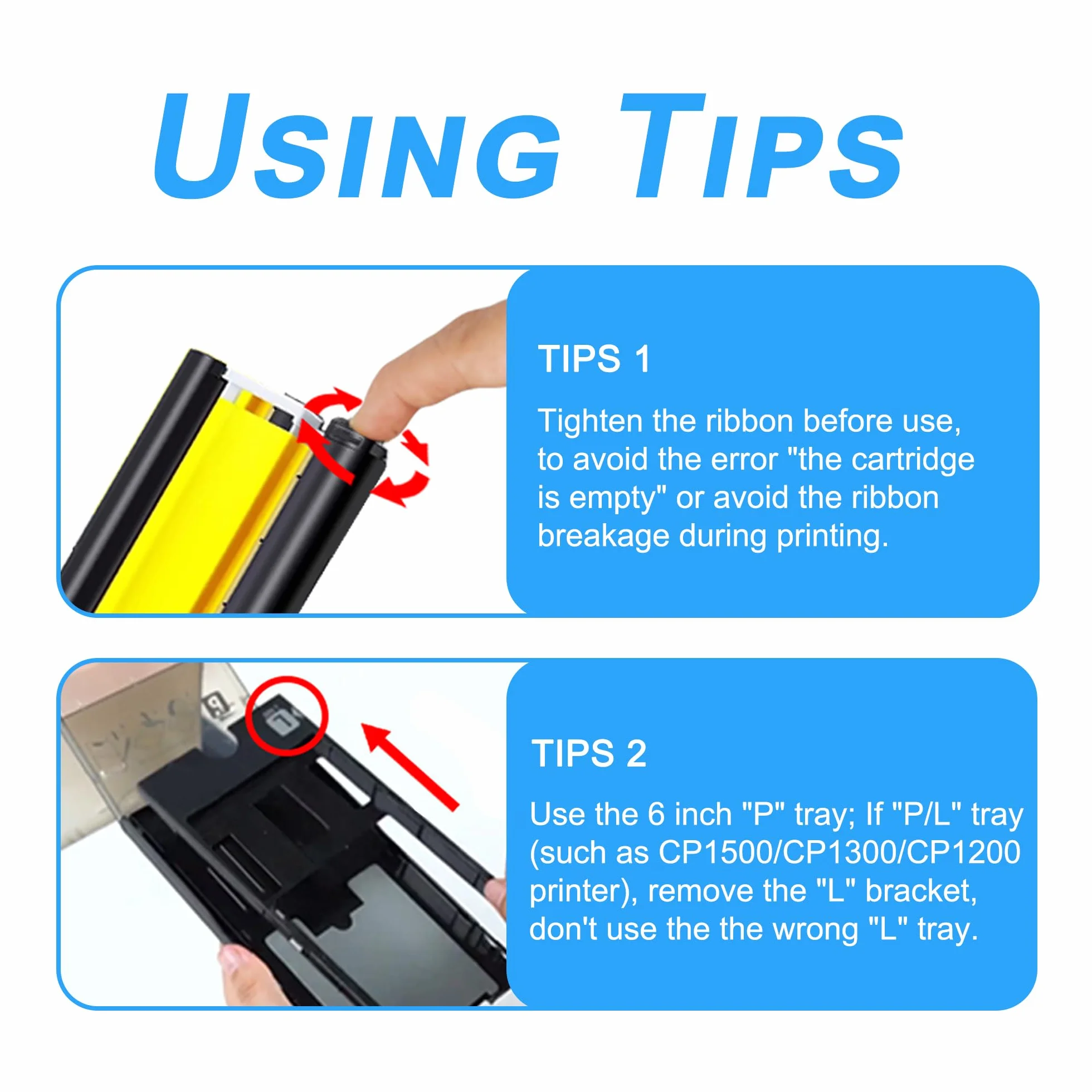 Compatible para Canon CP1500 CP1300 KP-108IN 3115B001 (AA) Papel y Tinta, Compatible con Canon Selphy CP1500 CP1300 CP1200 CP1000 CP910 CP820, 3 Cartuchos y 108 Hojas Papel fotográfico (100x148mm)