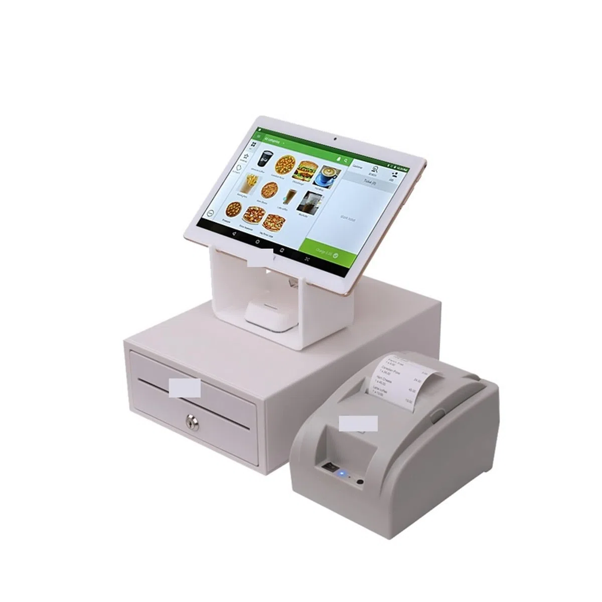Cajero Registrador, Caja registradora con pantalla táctil de 10 pulgadas y software POS for tiendas minoristas, restaurantes y supermercados