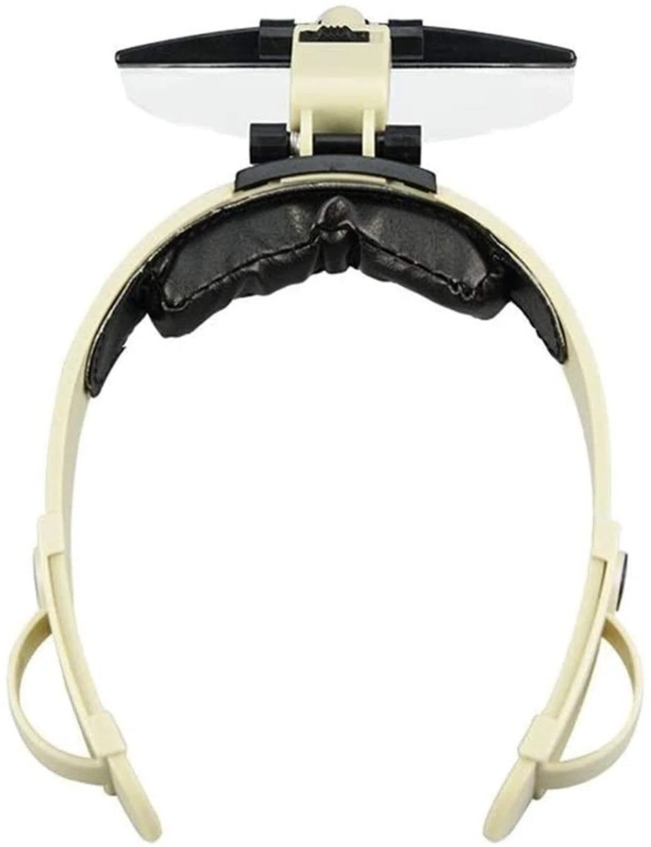 Lupa para Diadema, Lupa iluminada para Montaje en Cabeza, Lupa para Diadema con luz LED, Lupa de Lectura, Gafas, reparación electrónica para Lectura, joyería, Lupa para Pasatiempos, Lectura, Lupa de