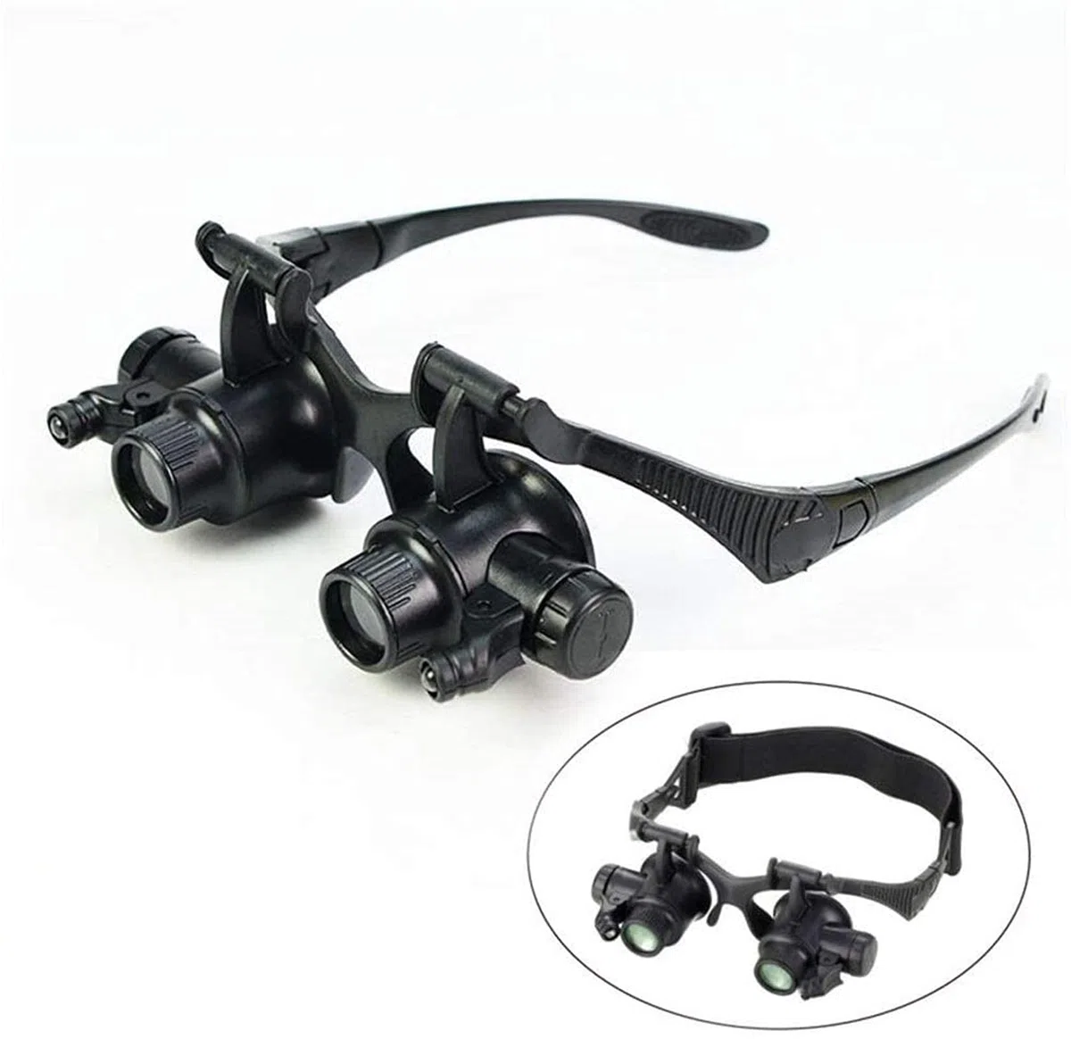 Lupa De Diadema, Gafas De Aumento Iluminadas Para La Cabeza, Lupa De Diadema Para Leer, Lupa Para Joyería, Reloj, Reparación Electrónica, Lupa Para Leer, Lupa Para Joyería, Pasatiempos, Lectura, Joye