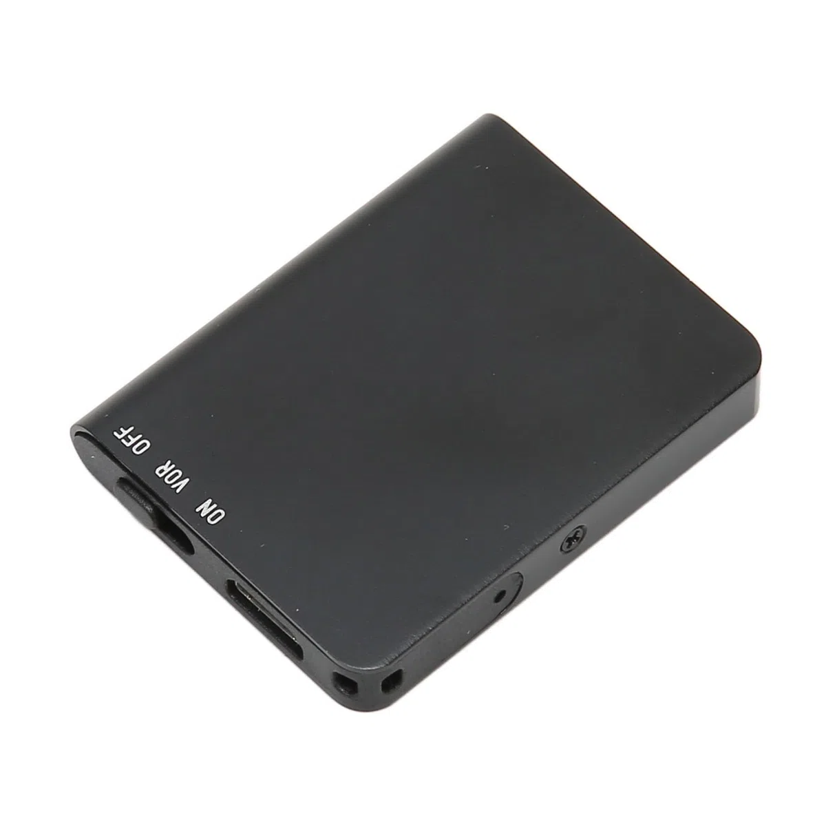 Grabadora de voz digital, reproductor de MP3, grabadora activada por voz, reducción de ruido HD, mini para clase para entrevistas para reuniones (inglés neutro, negro, 32 GB)