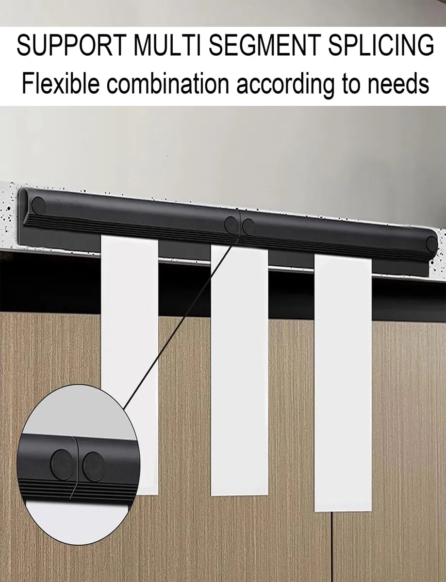 Soporte de pared para recibos, Agarrador de pedidos restaurante aluminio, paquete 3 tamaños múltiples(40cm/15.7in) | 40 cm
