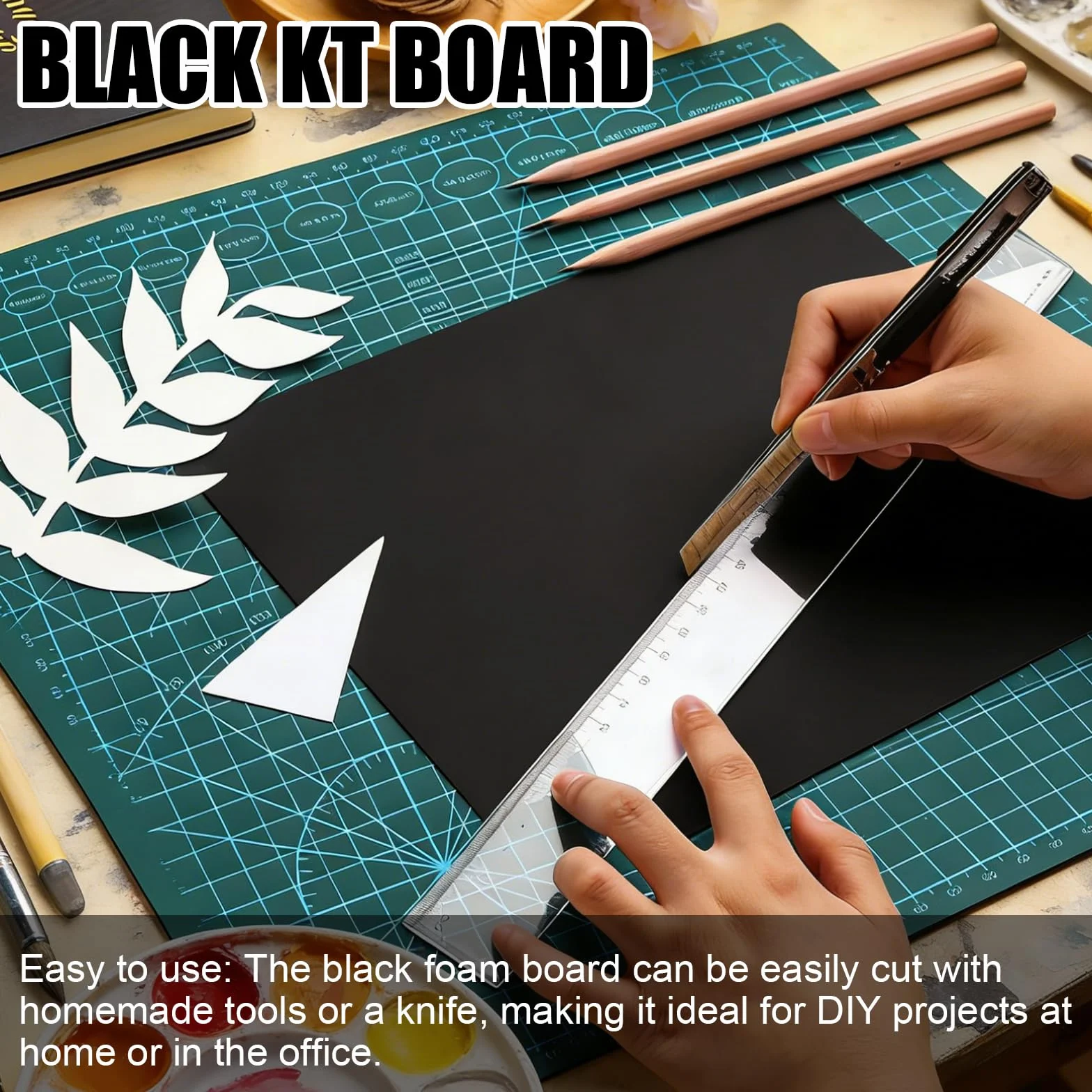 BAIFULAI 18 placas de espuma A3 negras, 420 x 297 x 5 mm, placas de espuma, grosor de 5 mm, placas de espuma para espuma EVA, para proyectos de bricolaje